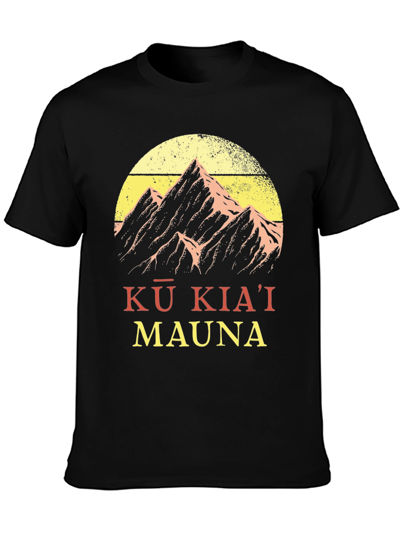 Kū Kiaʻi Mauna Graphic Tee - Mountain Design