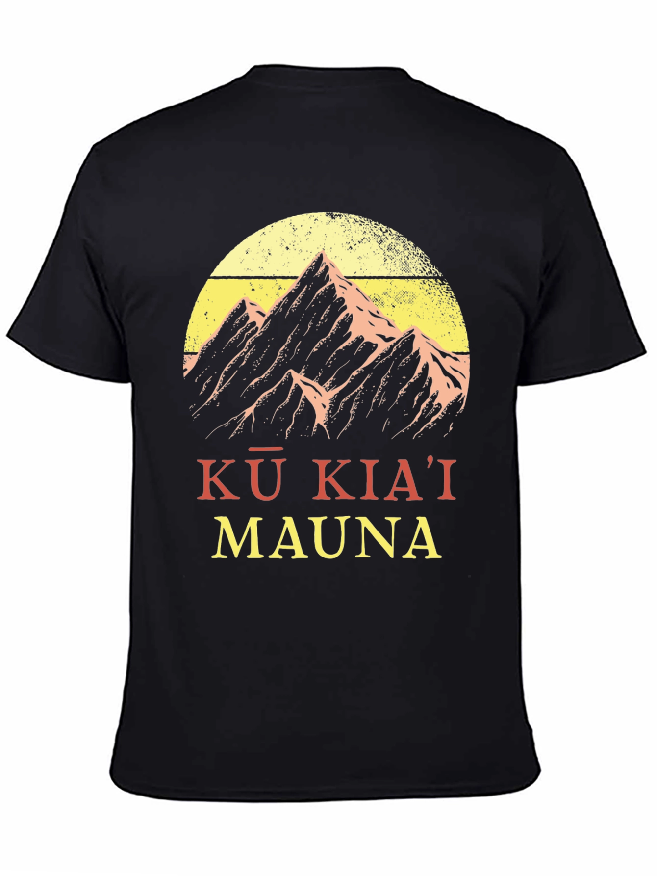 Kū Kiaʻi Mauna Graphic Tee - Mountain Design