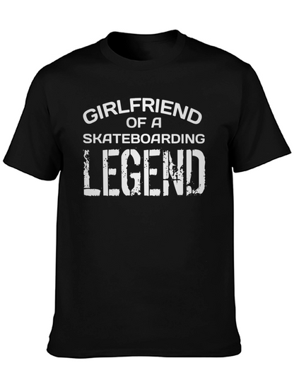 Skateboarding Legend Girlfriend Graphic Tee