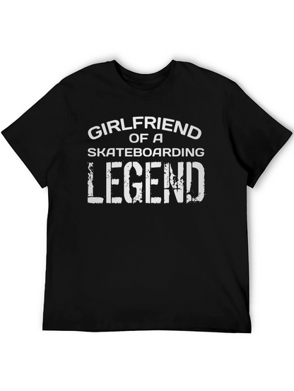 Skateboarding Legend Girlfriend Graphic Tee