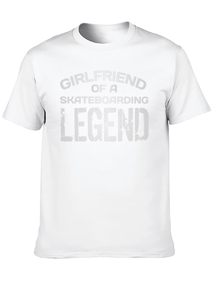 Skateboarding Legend Girlfriend Graphic Tee