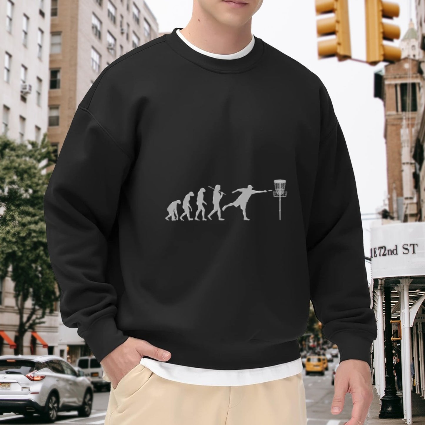 Playful Disc Golf "Evolution" Graphic Sweatshirt
