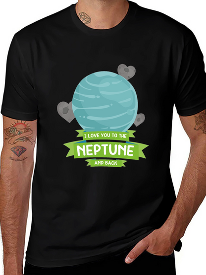 Neptune Love T-Shirt - Space Romance Tee