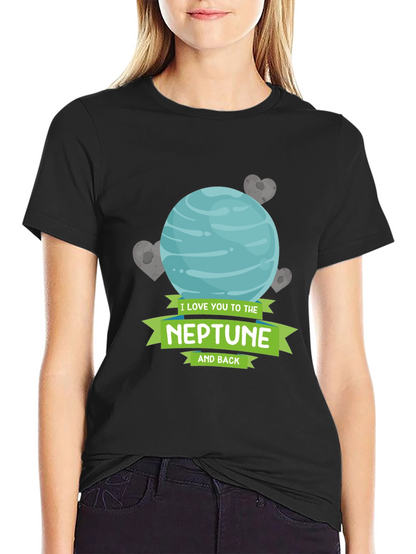Neptune Love T-Shirt - Space Romance Tee