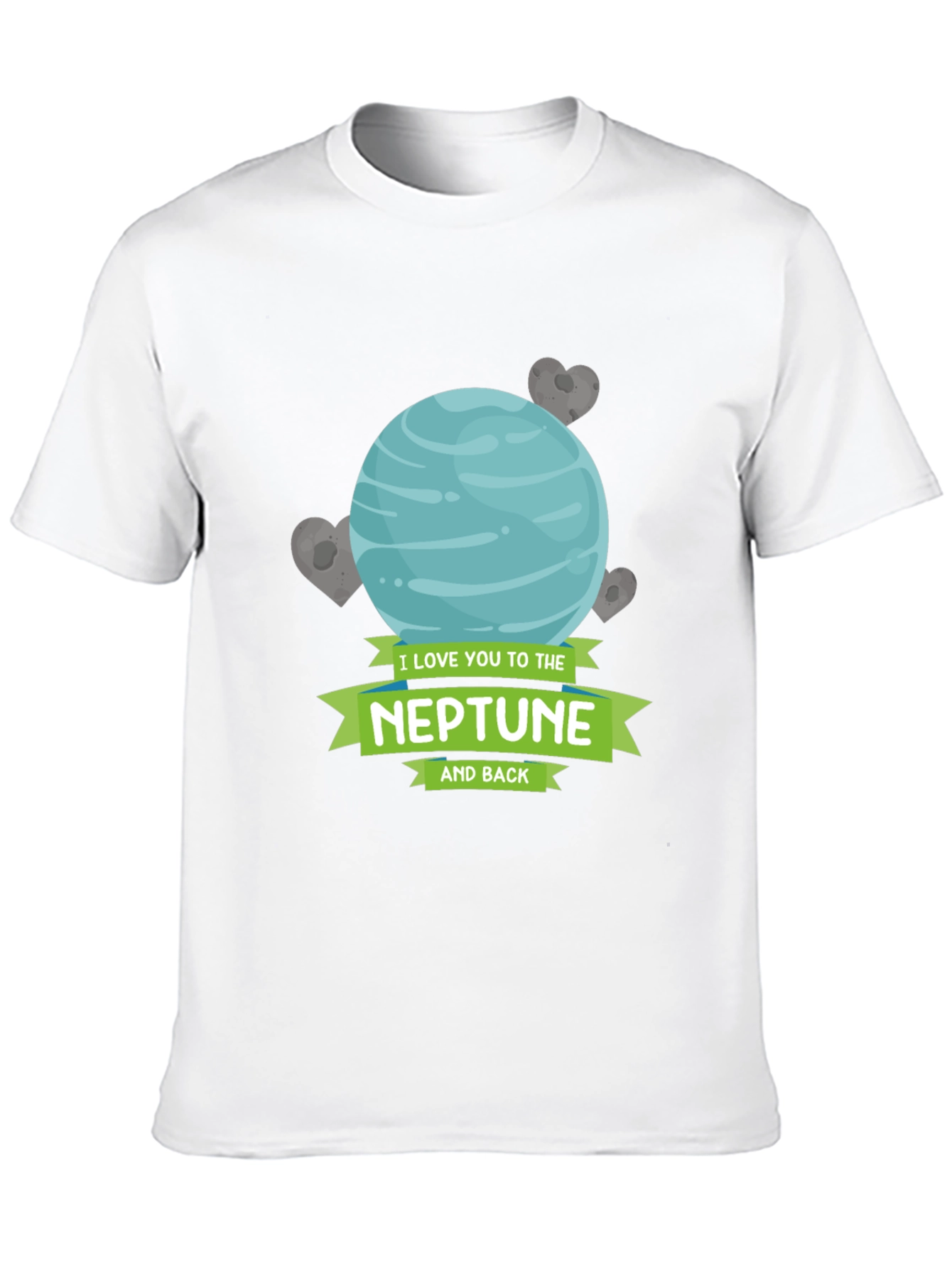 Neptune Love T-Shirt - Space Romance Tee