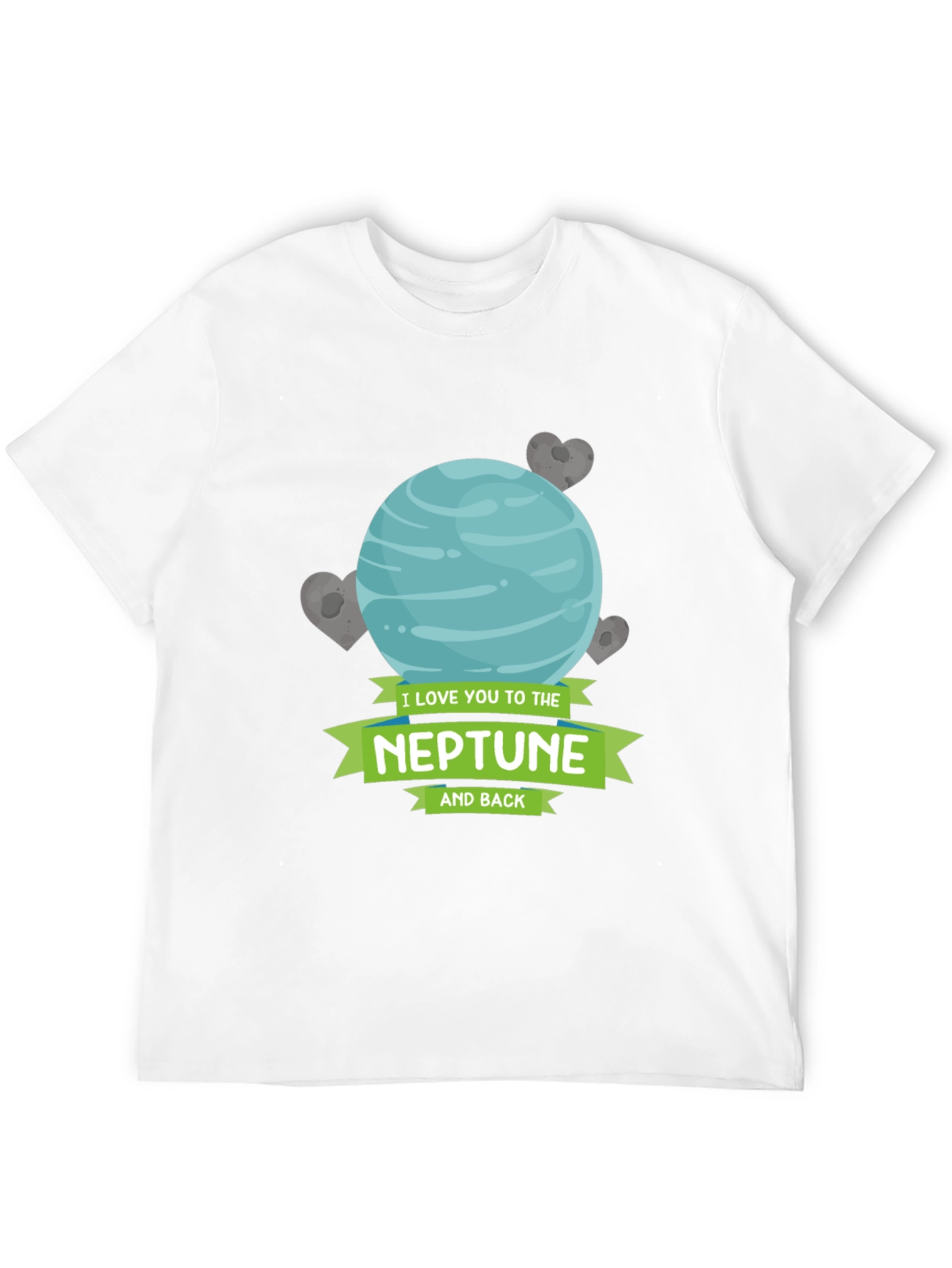 Neptune Love T-Shirt - Space Romance Tee