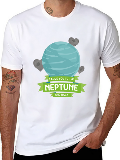 Neptune Love T-Shirt - Space Romance Tee