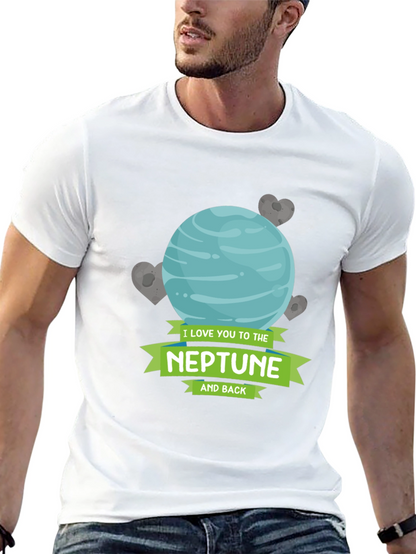 Neptune Love T-Shirt - Space Romance Tee