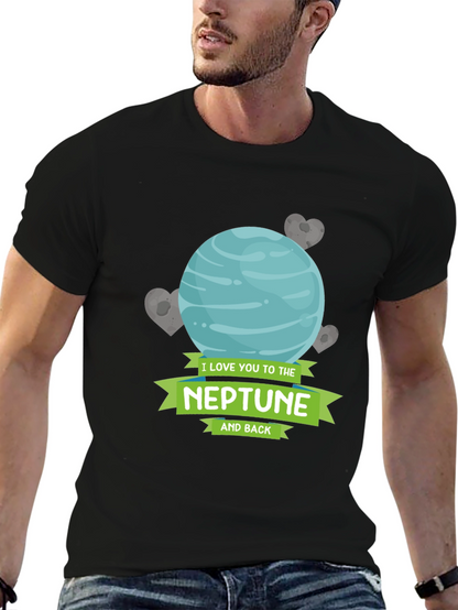 Neptune Love T-Shirt - Space Romance Tee