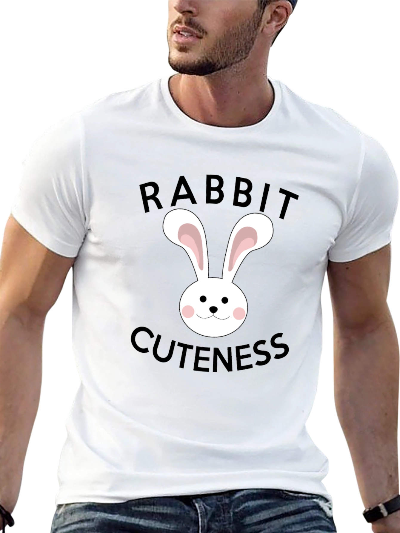 Rabbit Cuteness Graphic T-Shirt