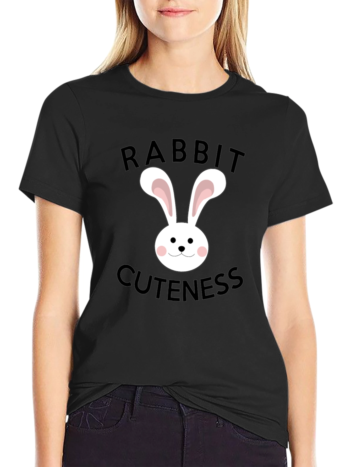 Rabbit Cuteness Graphic T-Shirt