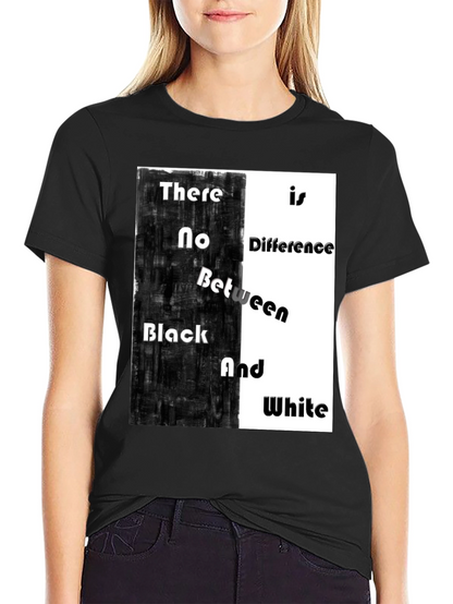 Black & White T-Shirt: Equality Design