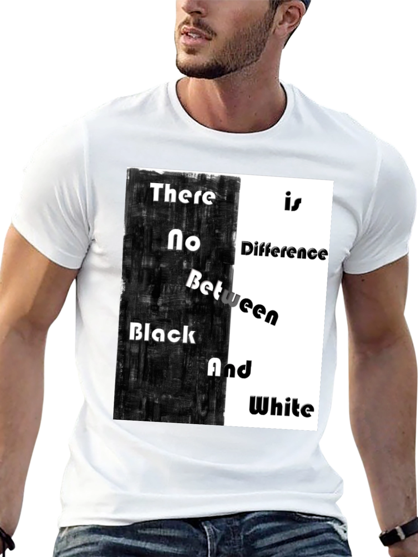 Black & White T-Shirt: Equality Design