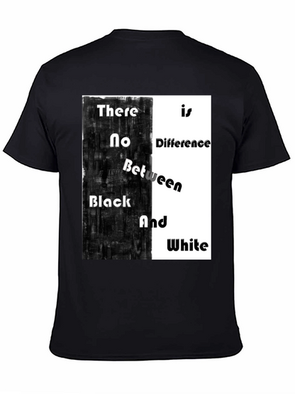 Black & White T-Shirt: Equality Design