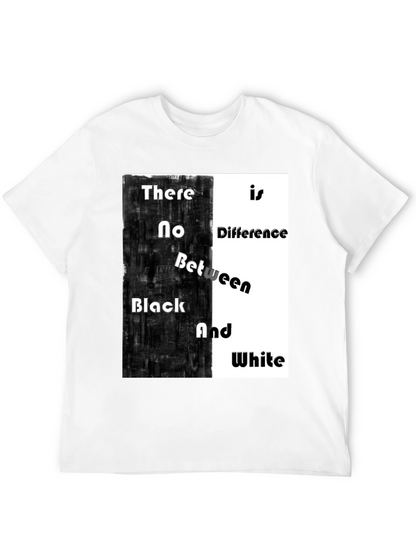 Black & White T-Shirt: Equality Design