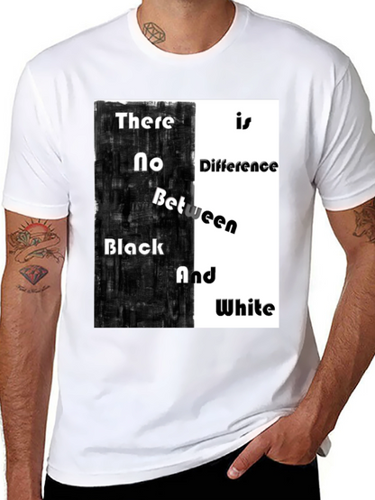 Black & White T-Shirt: Equality Design