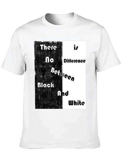 Black & White T-Shirt: Equality Design