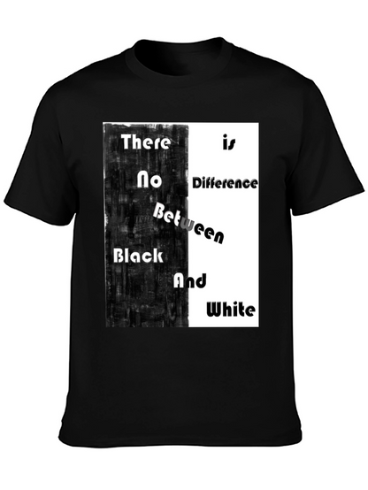 Black & White T-Shirt: Equality Design