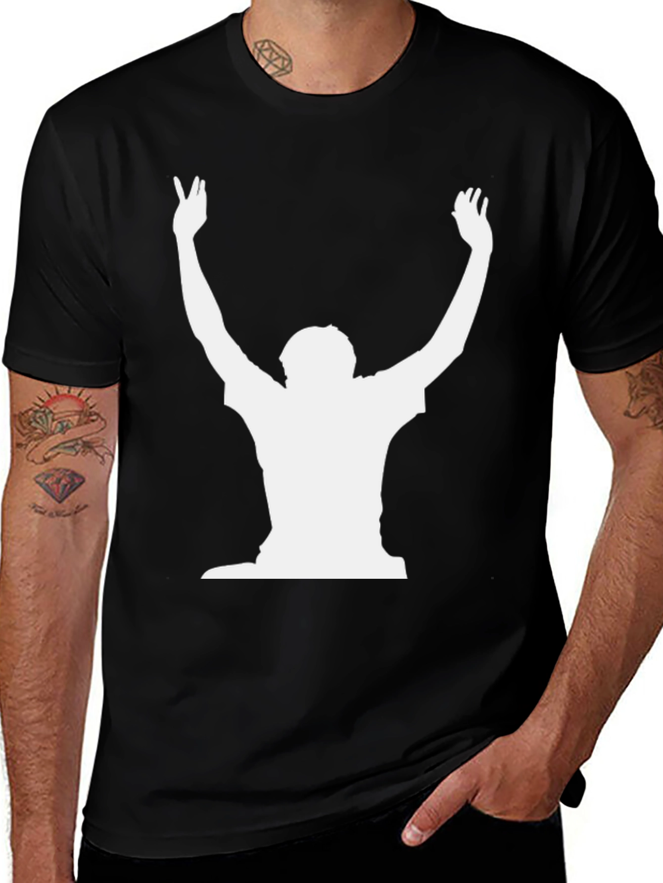 Silhouette Graphic Tee - Bold Style