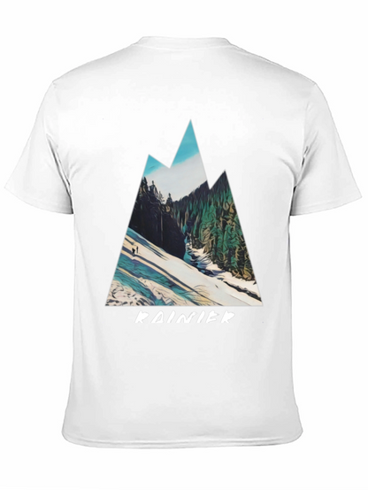 Rainier Mountain Graphic Tee - Black