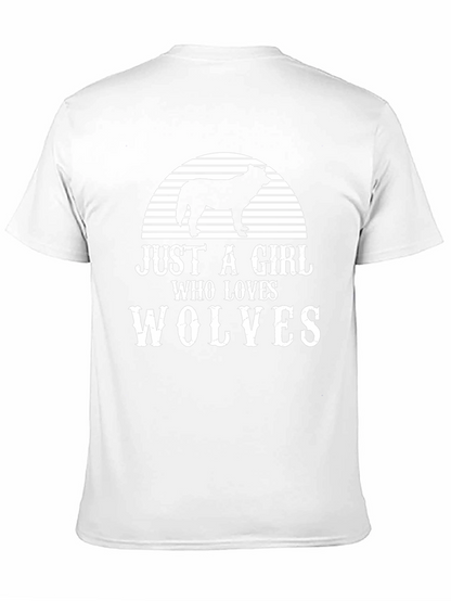 Just A Girl Who Loves Wolves T-Shirt