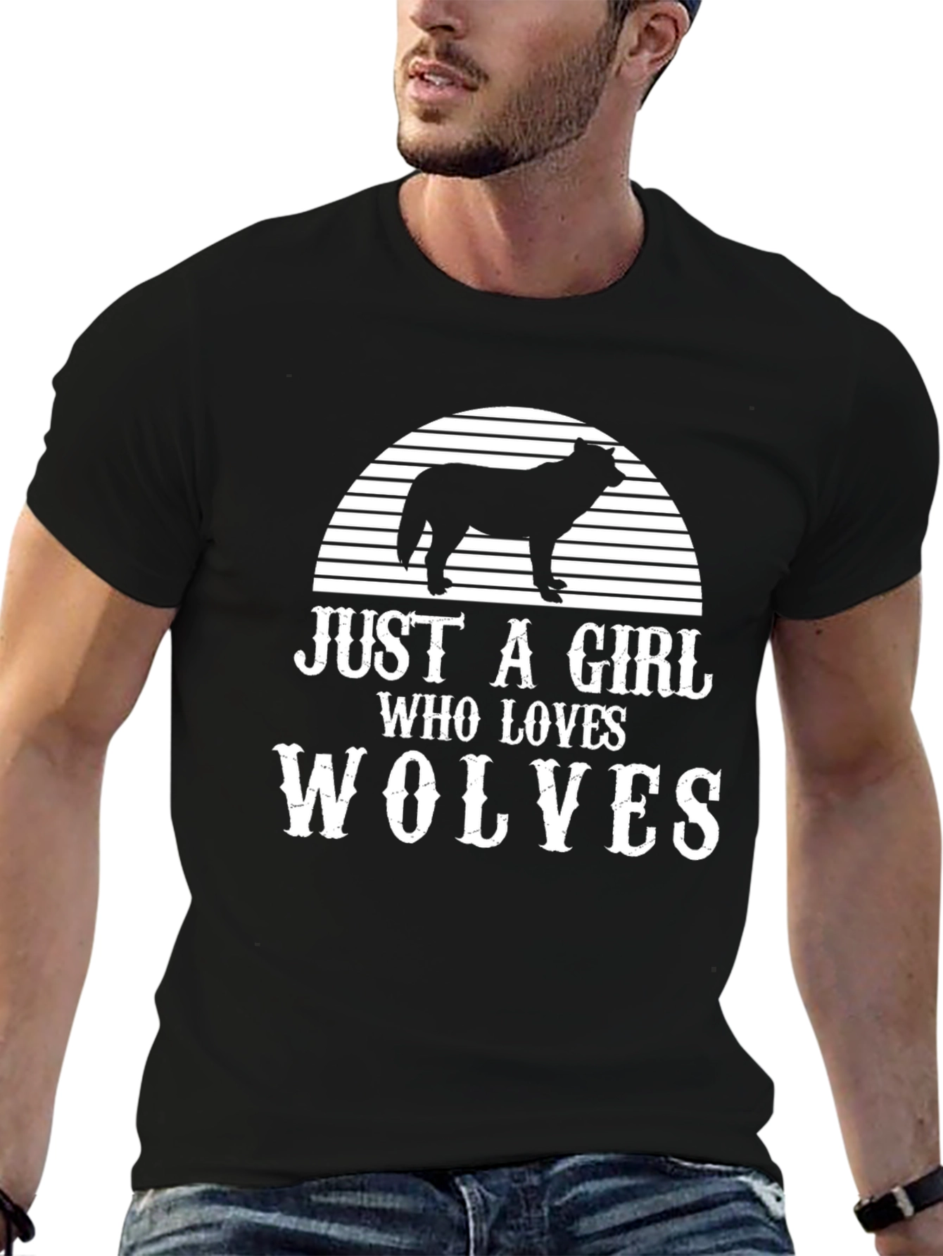 Just A Girl Who Loves Wolves T-Shirt