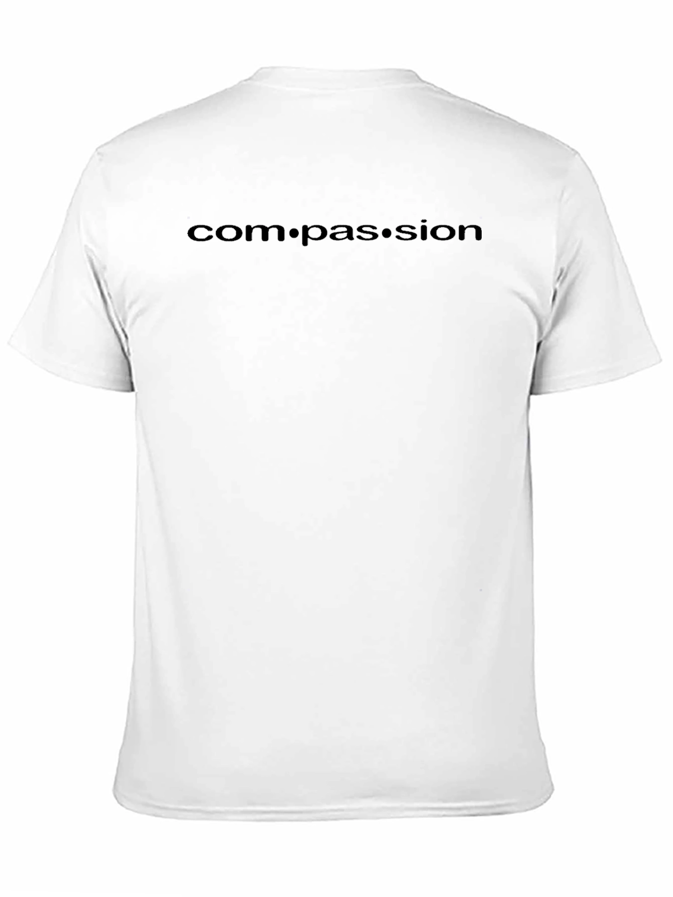 Compassion Black Crew Neck T-Shirt