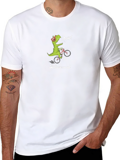 Bikesexual T-Shirt - Dinosaur On Bike