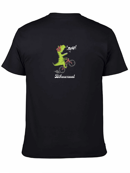 Bikesexual T-Shirt - Dinosaur On Bike