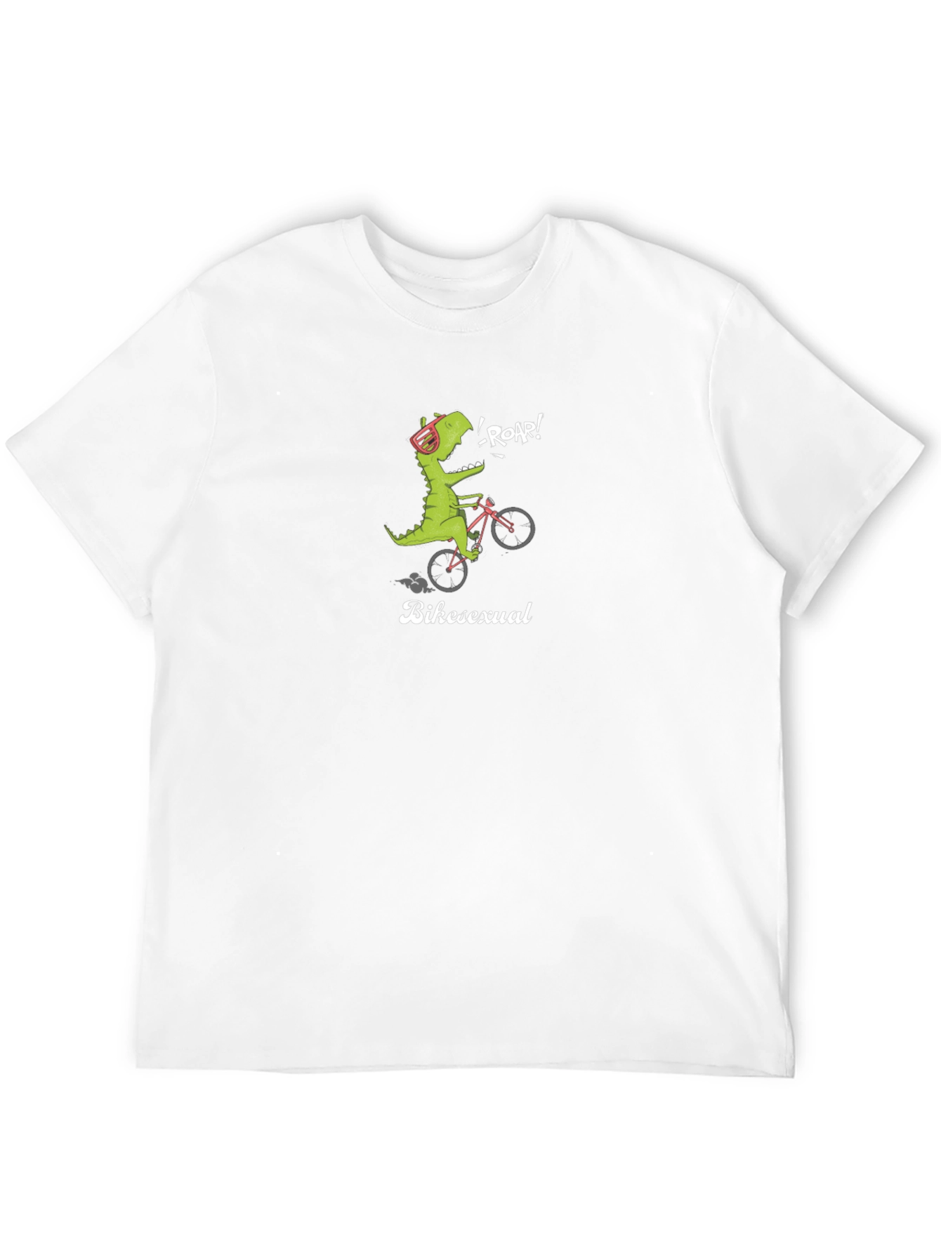 Bikesexual T-Shirt - Dinosaur On Bike