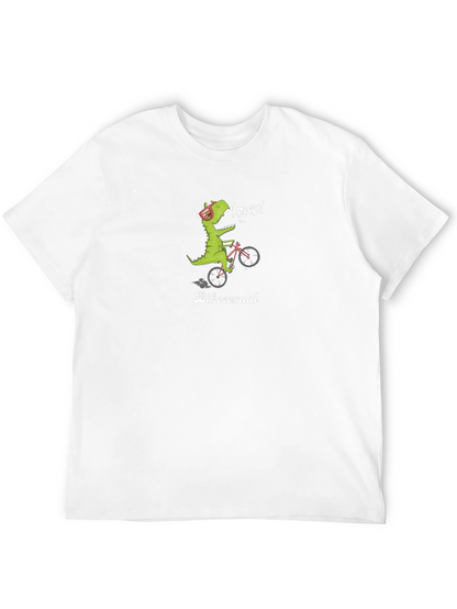 Bikesexual T-Shirt - Dinosaur On Bike