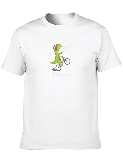 Bikesexual T-Shirt - Dinosaur On Bike