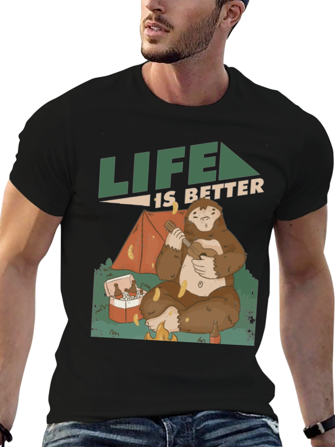 Life is Better Sasquatch T-Shirt