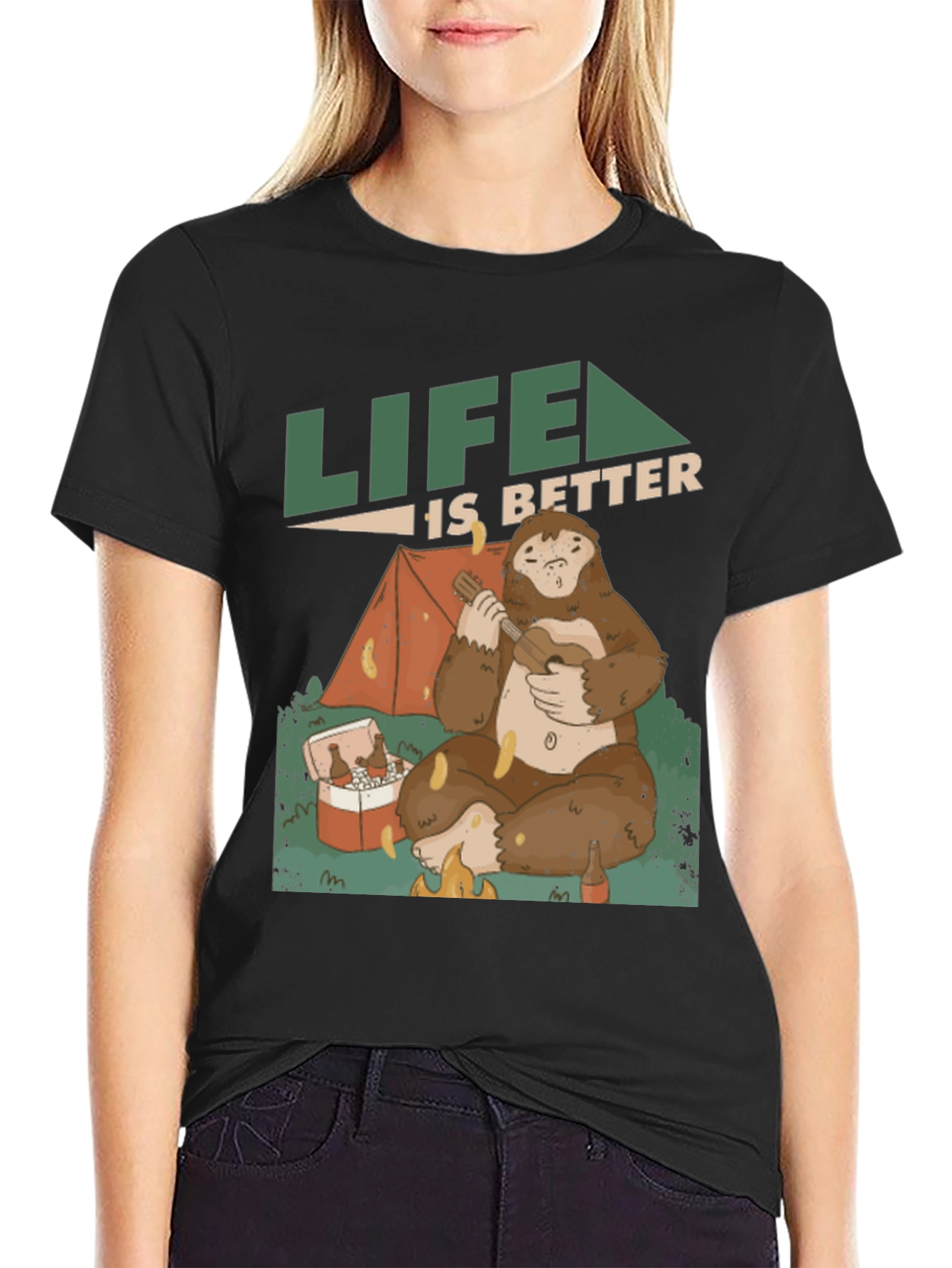 Life is Better Sasquatch T-Shirt