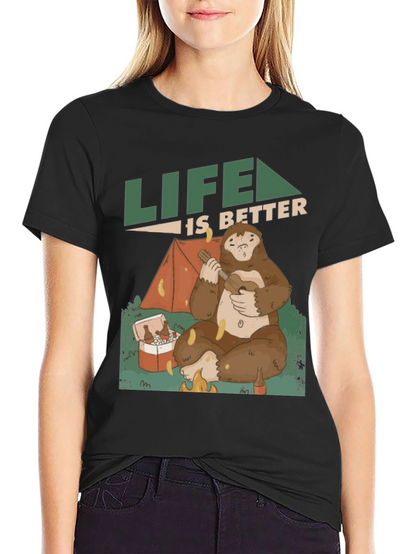 Life is Better Sasquatch T-Shirt