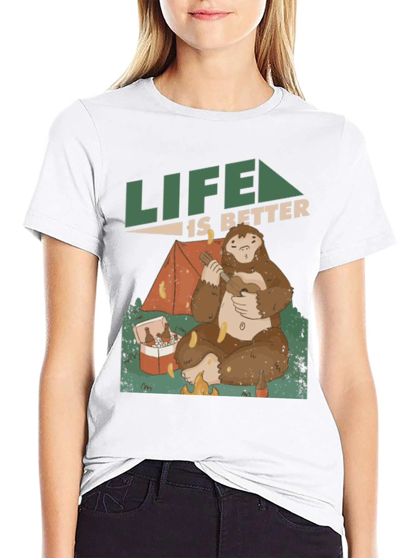 Life is Better Sasquatch T-Shirt