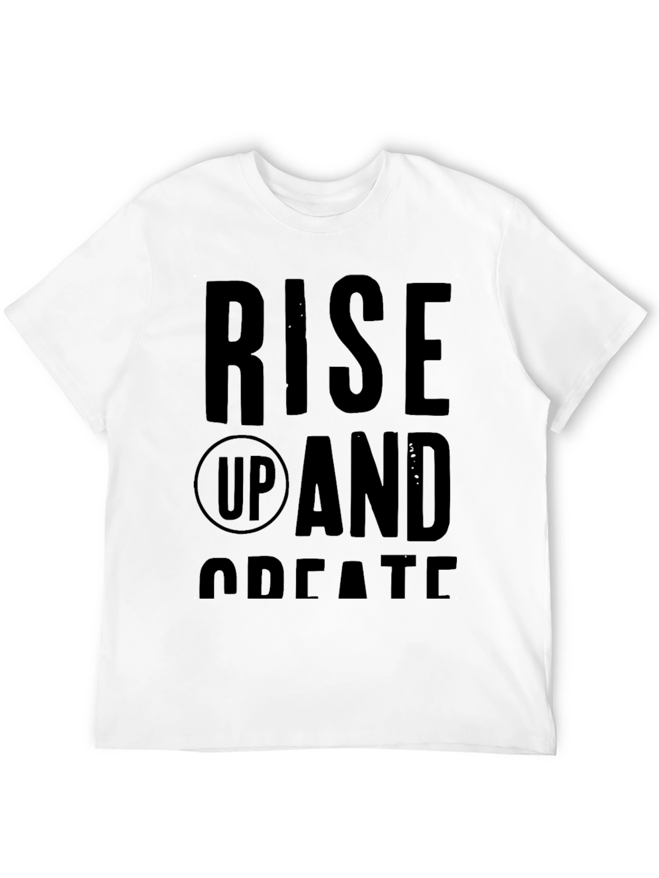 Rise Up and Create Graphic Tee - Black
