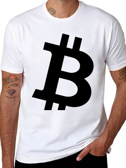 Bitcoin Logo Black T-Shirt - Crypto Currency