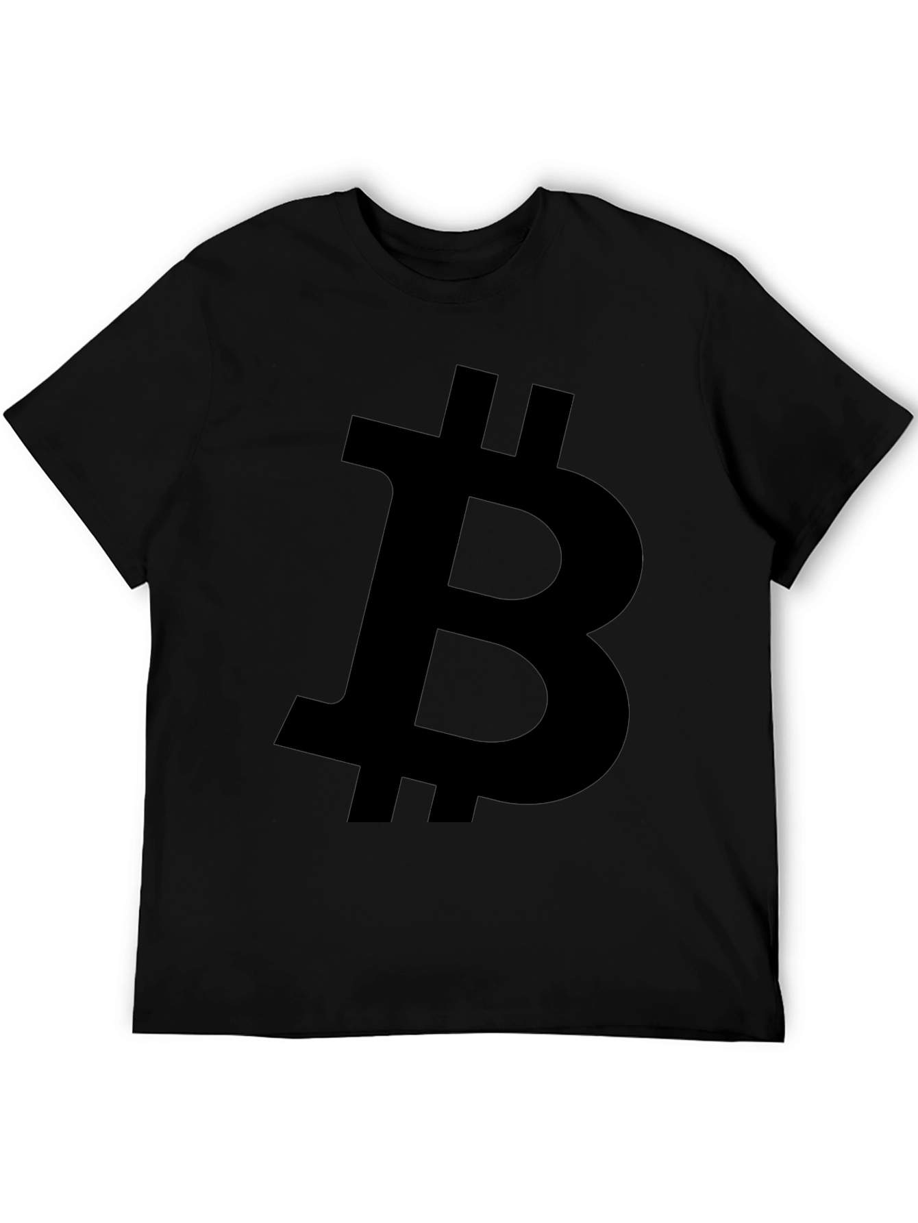 Bitcoin Logo Black T-Shirt - Crypto Currency