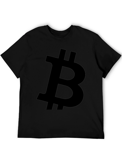 Bitcoin Logo Black T-Shirt - Crypto Currency