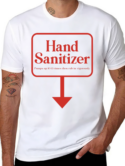 Hand Sanitizer Funny Directions T-Shirt
