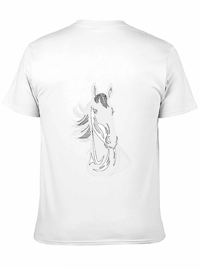 Black Horse Graphic Tee - Stylish and Unique!