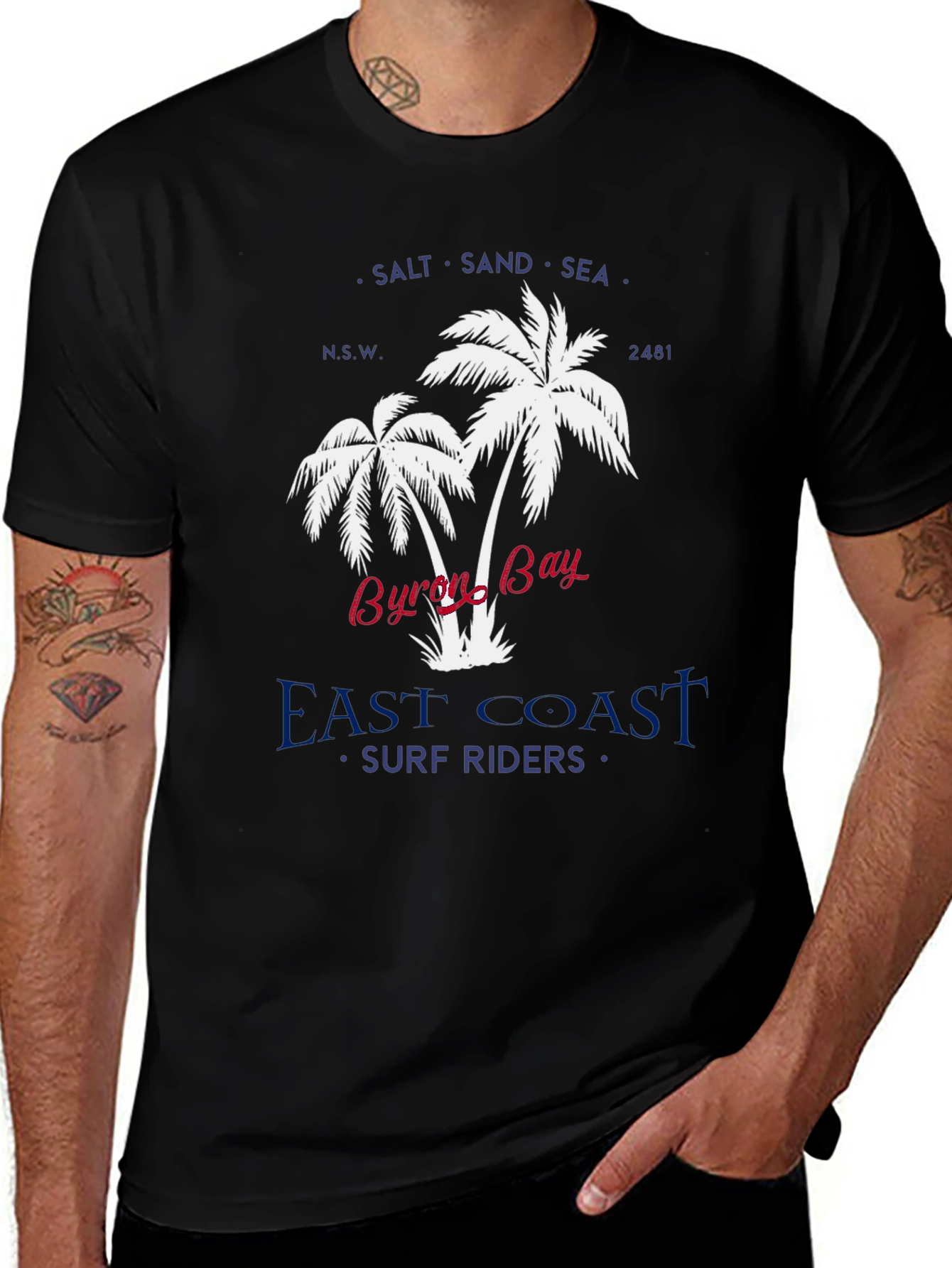 Byron Bay East Coast Surf T-Shirt