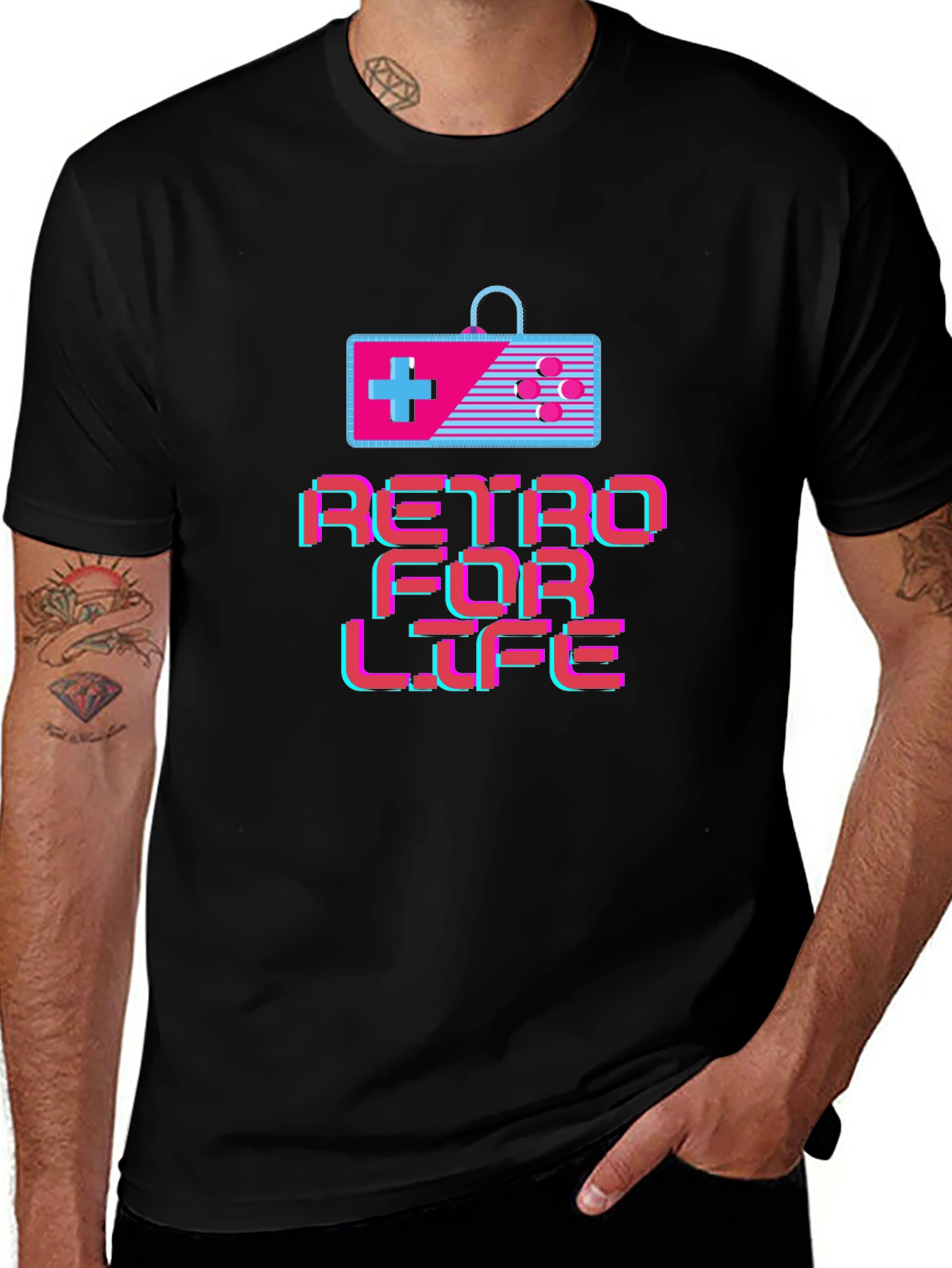 Retro For Life T-Shirt - Gamer Edition