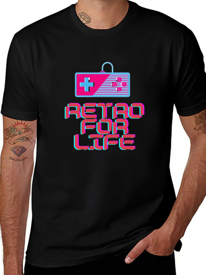 Retro For Life T-Shirt - Gamer Edition