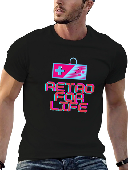 Retro For Life T-Shirt - Gamer Edition