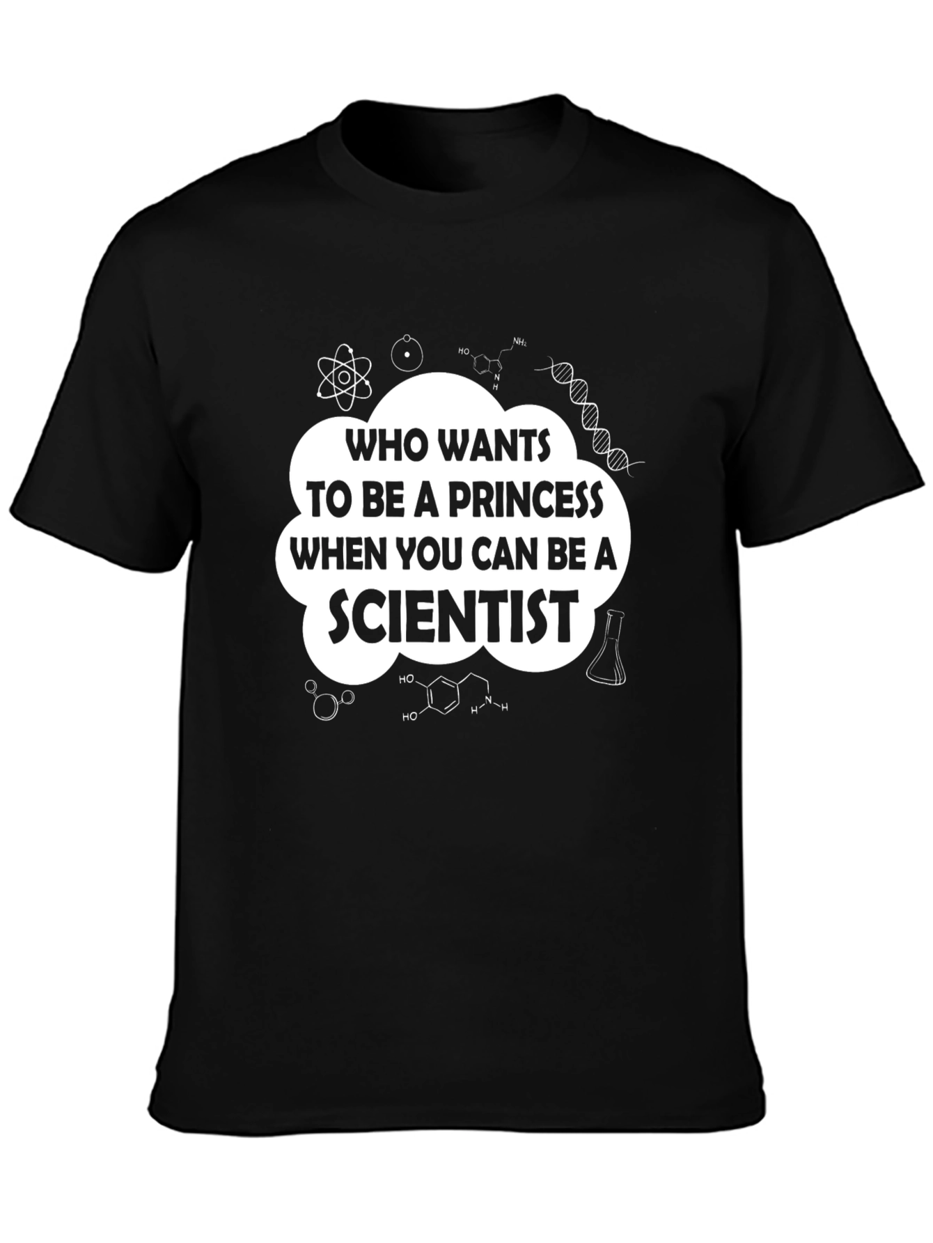 Scientist T-Shirt - Princess vs Scientist