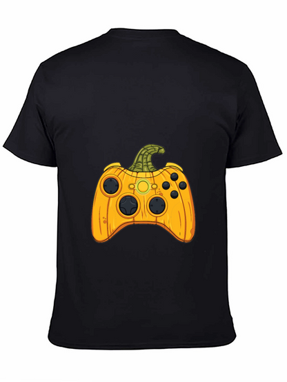 Gamer Halloween Pumpkin Controller T-Shirt
