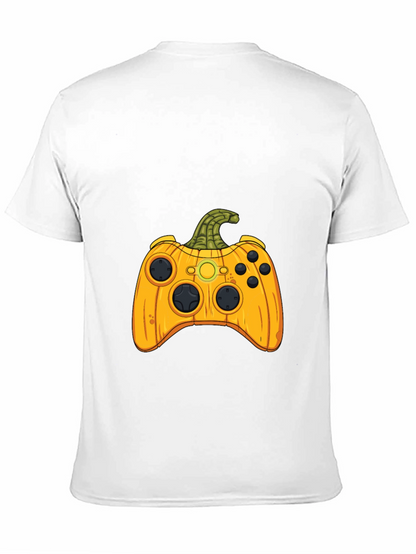 Gamer Halloween Pumpkin Controller T-Shirt