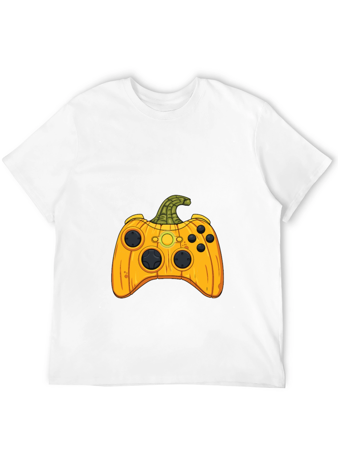 Gamer Halloween Pumpkin Controller T-Shirt